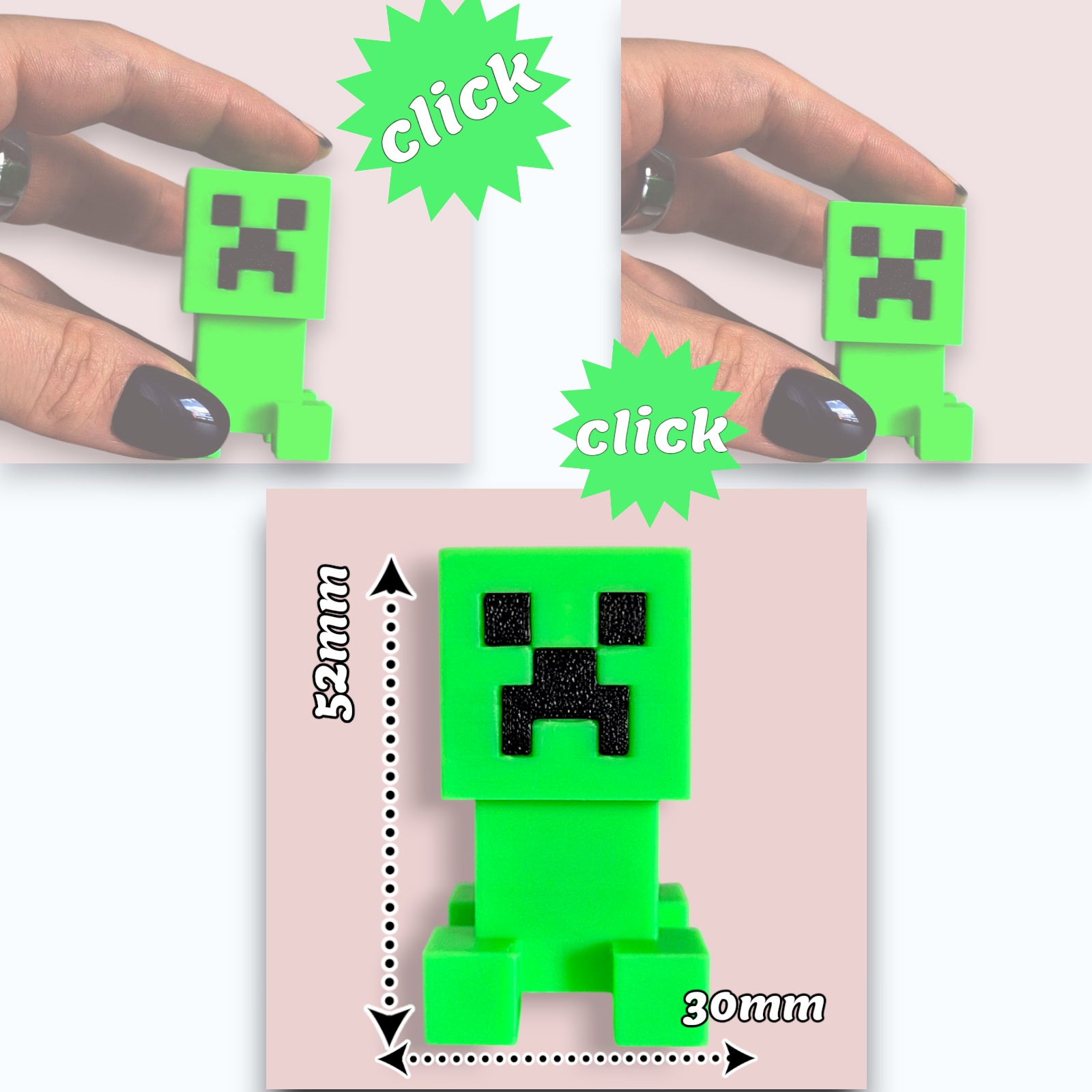 Green Fidget Clicker